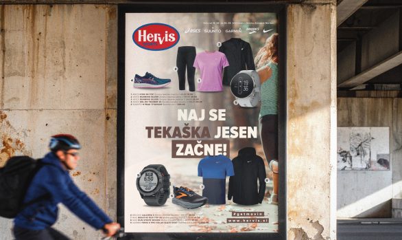 Tekaški oglas Hervis d.o.o.
